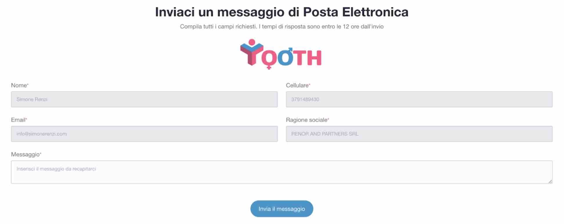 Supporto tramite Posta Elettronica